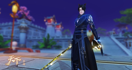 暗夜机车党蓄势待发！来自《天下》手游的皮革时尚！