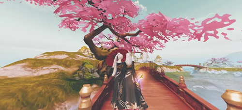 喜欢？你就是馋她穿了“凤引华浪”时装！《天下》手游全新汉服邀你共赏！