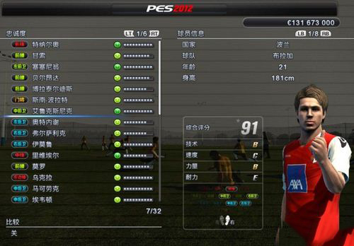 实况足球2012妖人推荐 实况足球2012妖人榜单