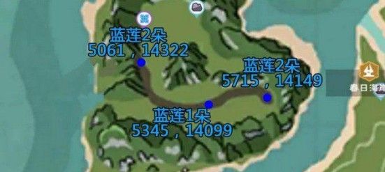 创造与魔法蓝莲位置图 创造与魔法蓝莲刷新时间