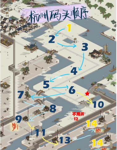 江南百景圖杭州府怎么開啟 江南百景圖杭州府碼頭解鎖順序