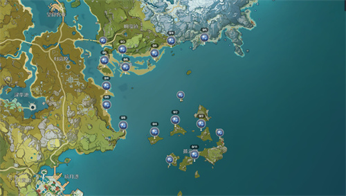 原神星螺分布图，星螺几天刷新一次 原神星螺有什么用