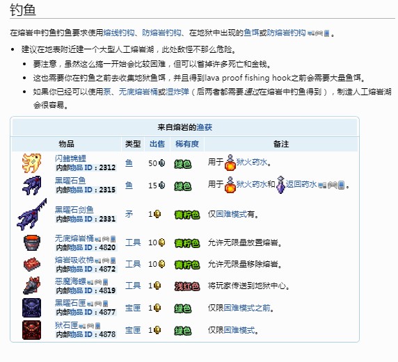 泰拉瑞亚岩浆钓鱼需要什么条件 泰拉瑞亚岩浆钓鱼能钓到什么