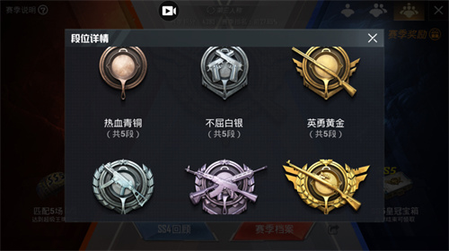 和平精英段位 和平精英段位等级顺序，段位详细分数