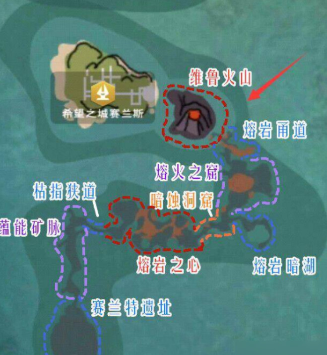 创造与魔法火山地下入口 创造与魔法火山传送阵怎么激活