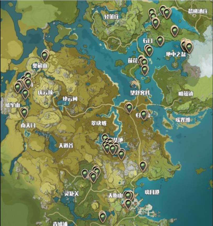 原神莲蓬在哪采集 原神莲蓬在哪买