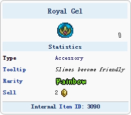泰拉瑞亚皇家凝胶怎么获得 泰拉瑞亚皇家凝胶有什么用