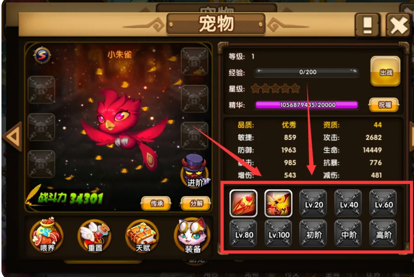 斗斗堂S级宠物